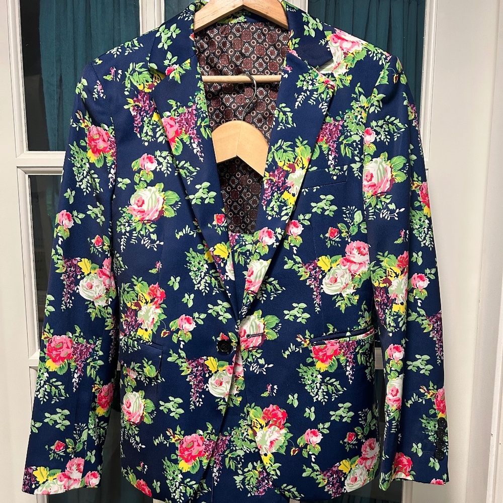 Floral Suit, Men’s Small